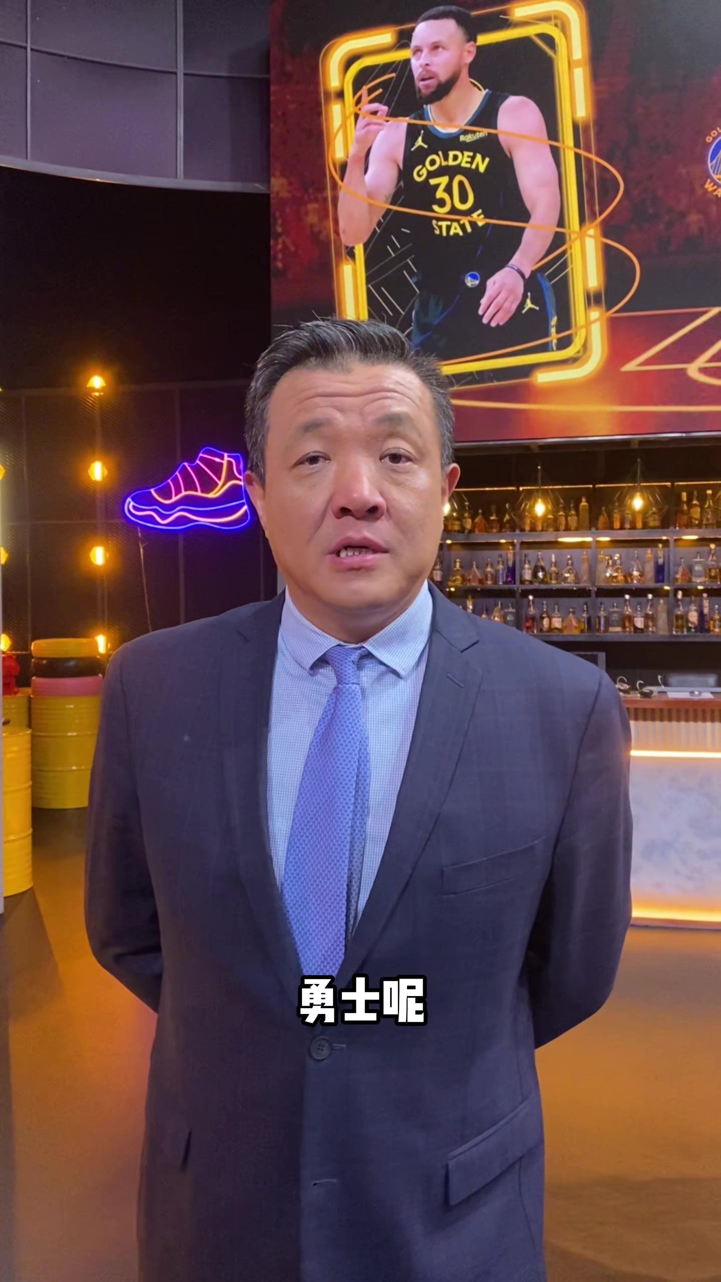 亚博体育-勇船之争！杨健：勇士到了附加赛仍然是最值得期待的球队